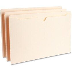 Enterprise Technology Solutions&nbsp;Business Source  File Pocket,Straight Cut Tab,Flat,50 Cap.,Legal,100/BX,MLA