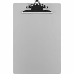 Enterprise Technology Solutions&nbsp;Business Source  Clipboard, Spring Clip, Aluminum, 8-1/2