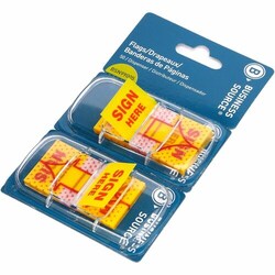 Enterprise Technology Solutions&nbsp;Business Source  Arrow Message Flags,Sign Here,Repositionable,Pop-Up Dispenser,1