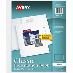 Enterprise Technology Solutions&nbsp;Avery  Presentation Book, 12 Pockets, 8-1/2