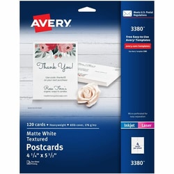 Enterprise Technology Solutions&nbsp;Avery  Post Cards,Textured,Card Size 4-1/4