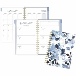 Enterprise Technology Solutions&nbsp;AT-A-GLANCE  Planner,Ciara Floral,Wkly/Mthly,12Mth,Jan-Dec,5-1/2