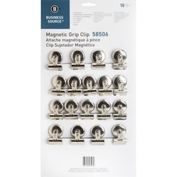 Enterprise Technology Solutions&nbsp;Business Source  Magnetic Clips,Display Pack,Sz 1,1-1/4