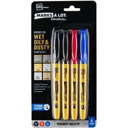 Enterprise Technology Solutions&nbsp;Avery  Markers,Permanent,Industrial,Bullet,1mm,4/PK,Assorted