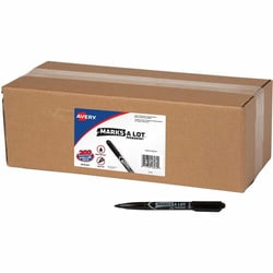 Enterprise Technology Solutions&nbsp;Avery  Permanent Markers, Nontoxic, Bullet Point, 200/CT, Black