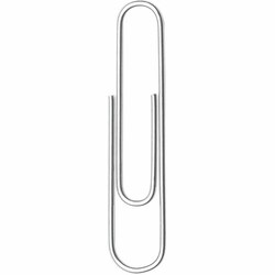 Enterprise Technology Solutions&nbsp;ACCO  Paper Clips, No 1 Size, .037 Wire Gauge,100/BX,10BX/PK,SR