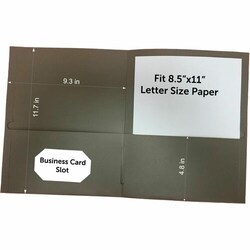 Enterprise Technology Solutions&nbsp;Business Source  Portfolio,2-Pocket,125-Sht Cap,8-1/2