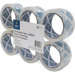 Enterprise Technology Solutions&nbsp;Business Source  Packaging Tape,GeneralPurpose,PressureSensitive,Poly,AcrylicAdhesive,3'core,2.5mil,2