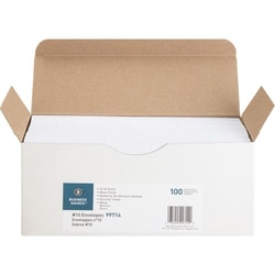 Enterprise Technology Solutions&nbsp;Business Source  Peel-To-Seal Envelopes, No. 10, 100/BX, White