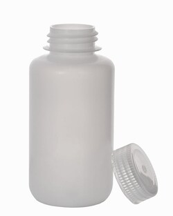 Foxx Life Sciences&nbsp;250mL Wide Mouth HDPE Reagent Bottles, 72CS