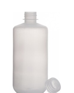 Foxx Life Sciences&nbsp;500mL Narrow Mouth LDPE Reagent Bottles, 48CS