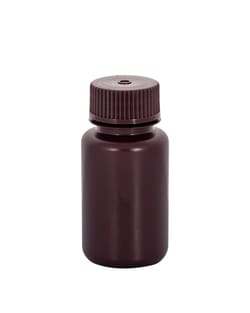 Foxx Life Sciences&nbsp;15mL Narrow Mouth HDPE Amber Reagent Bottles, 72CS