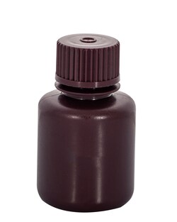 Foxx Life Sciences&nbsp;30mL Narrow Mouth HDPE Amber Reagent Bottles, 72CS