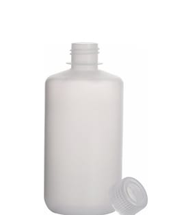 Foxx Life Sciences&nbsp;250mL Narrow Mouth LDPE Reagent Bottles, 72CS