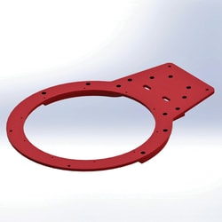 Ace Glass, Inc.&nbsp;MID-STAND RING PLATE,MOD KILO