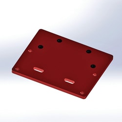 Ace Glass, Inc.&nbsp;MID-STAND RECTANGLE PLATE