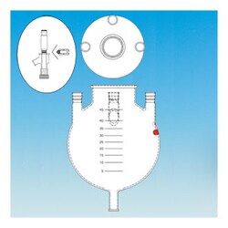 Ace Glass, Inc.&nbsp;FLASK,100L,200MM,FLUSH BOTTOM