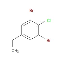 Aobchem&nbsp;1 3-Dibromo-2-chloro-5-ethylbenzene | ≥97% | CAS 1160573-82-9 | C8H7Br2Cl | 250mg