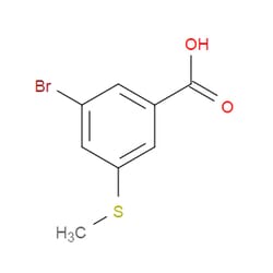 Aobchem&nbsp;3-Bromo-5-(methylthio)benzoic acid | ≥97% | CAS 453566-00-2 | C8H7BrO2S | 1g