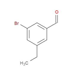 Aobchem&nbsp;3-Bromo-5-ethylbenzaldehyde | ≥97% | CAS 1289006-53-6 | C9H9BrO | 250mg