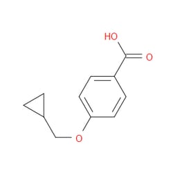 Aobchem&nbsp;4-(Cyclopropylmethoxy)benzoic acid | ≥97% | CAS 355391-05-8 | C11H12O3 | 5g