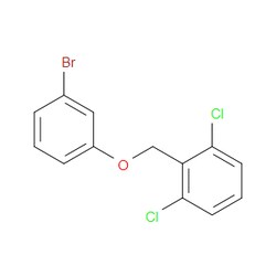 Aobchem&nbsp;2-((3-Bromophenoxy)methyl)-1 3-dichlorobenzene | ≥95% | CAS 1039822-05-3 | C13H9BrCl2O | 500mg