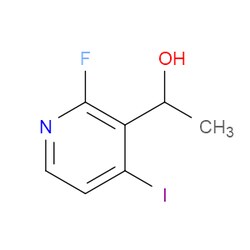 Aobchem&nbsp;1-(2-Fluoro-4-iodo-pyridin-3-yl)-ethanol | ≥95% | CAS 744257-63-4 | C7H7FINO | 250mg