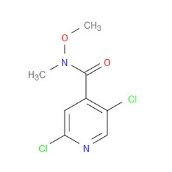 Aobchem&nbsp;2 5-Dichloro-N-methoxy-N-methylisonicotinamide | ≥97% | CAS 864674-17-9 | C8H8Cl2N2O2 | 500mg