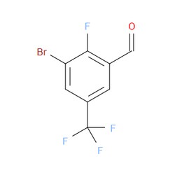 Aobchem&nbsp;3-Bromo-2-fluoro-5-(trifluoromethyl)benzaldehyde | ≥95% | CAS 1236538-66-1 | C8H3BrF4O | 250mg