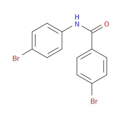 Aobchem&nbsp;4-Bromo-N-(4-bromophenyl)benzamide | ≥95% | CAS 34855-33-9 | C13H9Br2NO | 1g