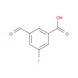 Aobchem&nbsp;3-Fluoro-5-formylbenzoic acid | ≥97% | CAS 1289005-85-1 | C8H5FO3 | 1g