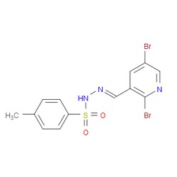 Aobchem&nbsp;N -((2 5-dibromopyridin-3-yl)methylene)-4-methylbenzenesulfonohydrazide | ≥95% | CAS 2586233-07-8 | C13H11Br2N3O2S | 5g