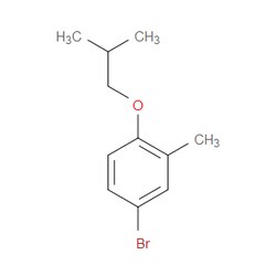 Aobchem&nbsp;4-Bromo-1-isobutoxy-2-methylbenzene | ≥95% | CAS 1309933-10-5 | C11H15BrO | 250mg