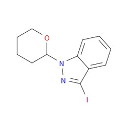 Aobchem&nbsp;3-Iodo-1-(tetrahydro-2H-pyran-2-yl)-1H-indazole | ≥95% | CAS 1337882-12-8 | C12H13IN2O | 1g