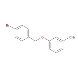 Aobchem&nbsp;Benzene  1-[(4-bromophenyl)methoxy]-3-methyl- | ≥97% | CAS 101985-81-3 | C14H13BrO | 1g