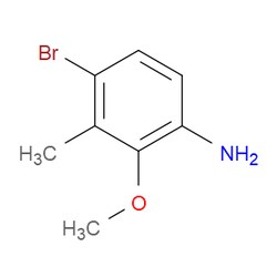 Aobchem&nbsp;4-Bromo-2-methoxy-3-methylbenzenamine | ≥95% | CAS 1208077-61-5 | C8H10BrNO | 250mg