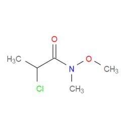 Aobchem&nbsp;2-Chloro-N-methoxy-N-methylpropanamide | ≥95% | CAS 952579-60-1 | C5H10ClNO2 | 250mg