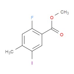 Aobchem&nbsp;Methyl 2-fluoro-5-iodo-4-methylbenzoate | ≥97% | CAS 1427195-21-8 | C9H8FIO2 | 1g