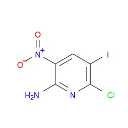 Aobchem&nbsp;6-Chloro-5-iodo-3-nitropyridin-2-amine | ≥95% | CAS 790692-90-9 | C5H3ClIN3O2 | 500mg