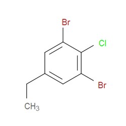 Aobchem&nbsp;1 3-Dibromo-2-chloro-5-ethylbenzene | ≥97% | CAS 1160573-82-9 | C8H7Br2Cl | 5g