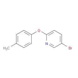 Aobchem&nbsp;5-Bromo-2-(p-tolyloxy)pyridine | ≥97% | CAS 1248915-63-0 | C12H10BrNO | 1g