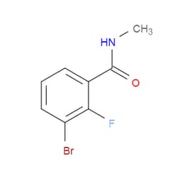 Aobchem&nbsp;3-Bromo-2-fluoro-N-methylbenzamide | ≥95% | CAS 1231891-88-5 | C8H7BrFNO | 250mg