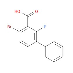 Aobchem&nbsp;4-Bromo-2-fluoro-[1 1 -biphenyl]-3-carboxylic acid | ≥97% | CAS 2624417-22-5 | C13H8BrFO2 | 1g