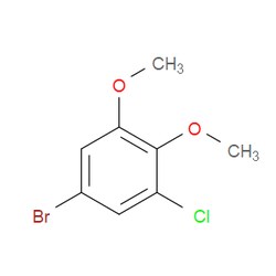 Aobchem&nbsp;5-Bromo-1-chloro-2 3-dimethoxybenzene | ≥97% | CAS 1881332-60-0 | C8H8BrClO2 | 5g