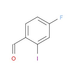 Aobchem&nbsp;4-Fluoro-2-iodobenzaldehyde | ≥95% | CAS 909545-47-7 | C7H4FIO | 500mg