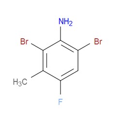 Aobchem&nbsp;2 6-Dibromo-4-fluoro-3-methylaniline | ≥97% | CAS 1000576-72-6 | C7H6Br2FN | 5g
