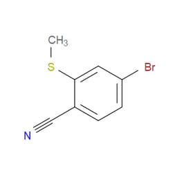 Aobchem&nbsp;4-Bromo-2-(methylthio)benzonitrile | ≥95% | CAS 1597851-69-8 | C8H6BrNS | 250mg