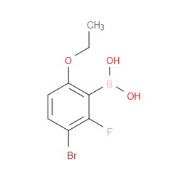 Aobchem&nbsp;3-Bromo-6-ethoxy-2-fluorophenylboronic acid | ≥97% | CAS 1309980-98-0 | C8H9BBrFO3 | 1g
