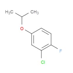 Aobchem&nbsp;2-Chloro-1-fluoro-4-isopropoxybenzene | ≥97% | CAS 1369889-68-8 | C9H10ClFO | 250mg