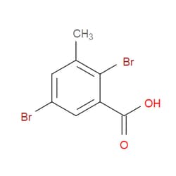 Aobchem&nbsp;2 5-Dibromo-3-methylbenzoic acid | ≥97% | CAS 908597-09-1 | C8H6Br2O2 | 5g